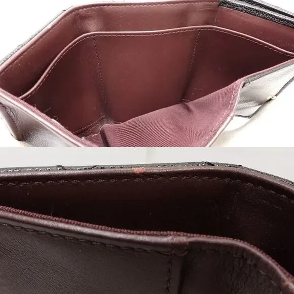 CHANEL Black Caviar Leather Logo Wallet - Picture 8 of 10